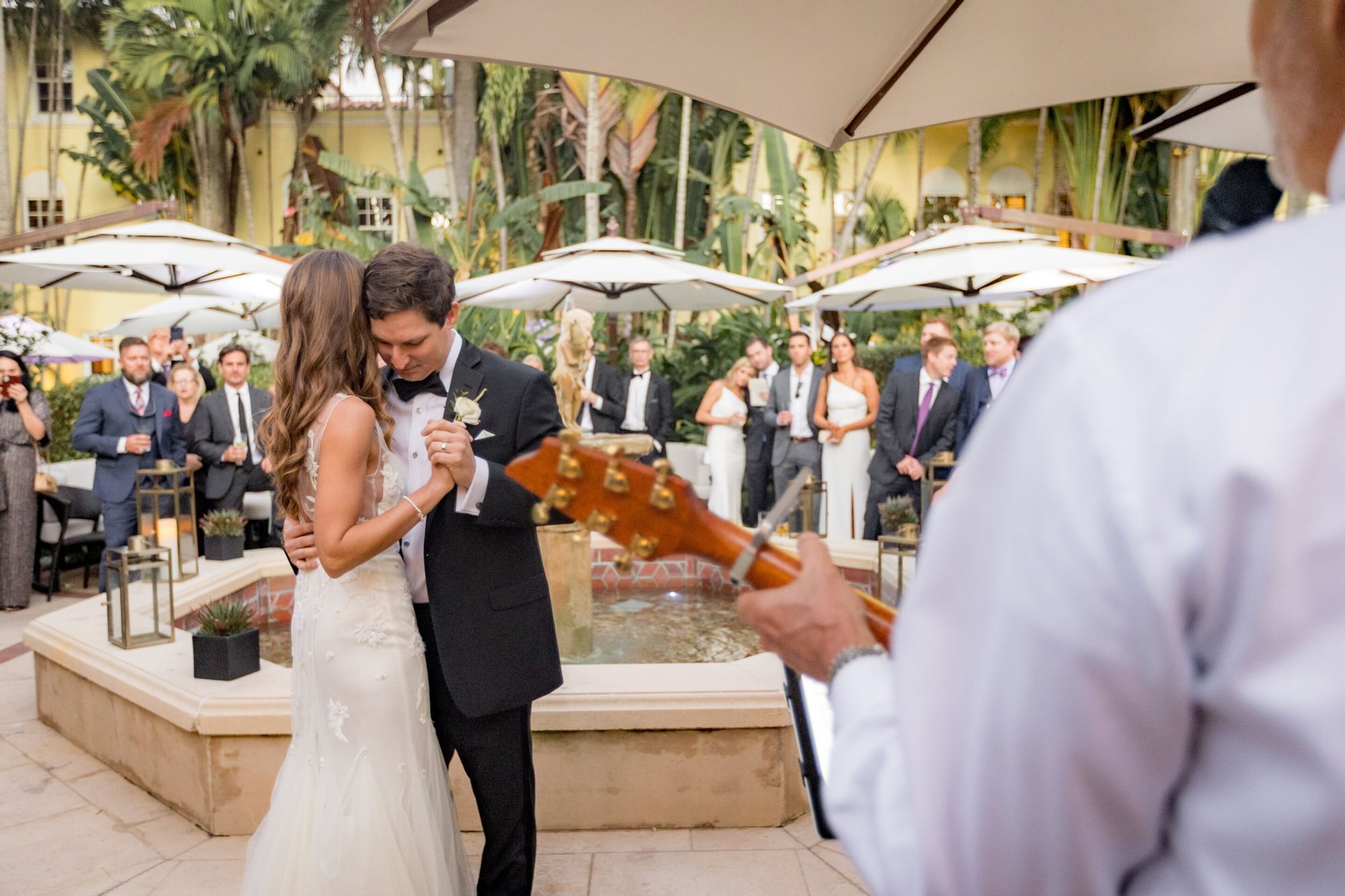 Fountain Courtyard Wedding